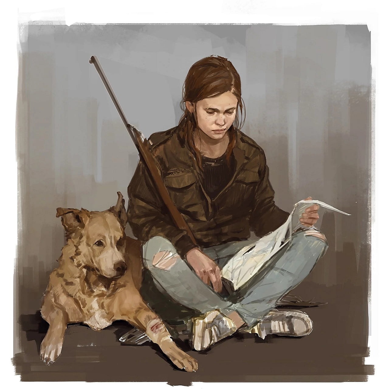 Arte conceituais The Last of Us 2 mostram mais de Ellie 1