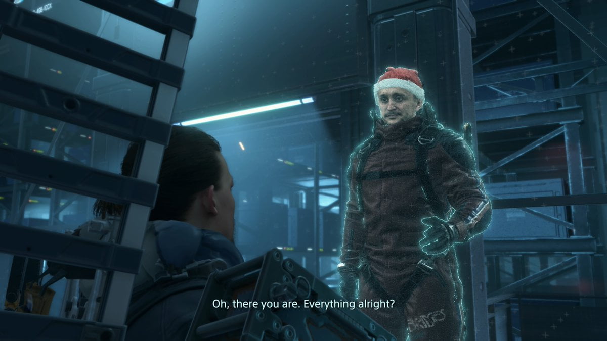 Ho-ho-ho! NPCs em Death Stranding vestem gorros de Natal 1