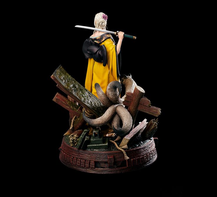 The Witcher: CD Projekt RED revela estatueta de Ciri usando um kimono 3
