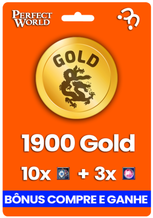 1900 Gold Perfect World - 10% de Desconto via Pix