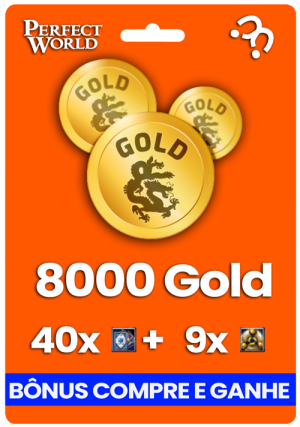 8000 Gold Perfect World - 10% de Desconto via Pix