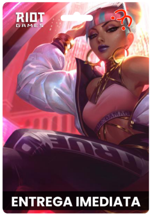 Cartão pré-pago 6500 Riot Points – League of Legends