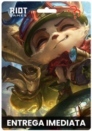 Cartão pré-pago 13500 Riot Points – League of Legends