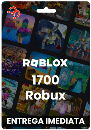 Cartão pré-pago 1700 Robux – Roblox
