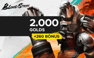 Cartão pré-pago Blood Strike – 2.000 Golds + 260 de Bônus