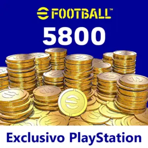 Gift Card eFootball™ Coin 5800 PlayStation [Exclusivo Brasil]