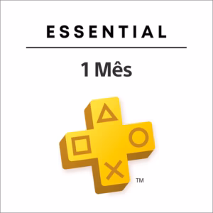 Gift Card PlayStation Plus Essencial: Assinatura de 1 mês