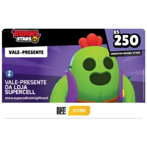 Gift Card Brawl Stars R$ 250