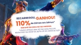 Diamantes com bônus de 110% uma vez por ID até o dia 02/11!