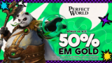 Bônus de até 50% em Gold com Desconto de 12% no pagamento via Pix!